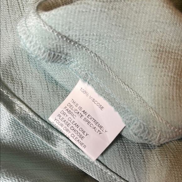 Bec + Bridge Malia Cross Back Cowl Neck Seafoam Green Maxi Dress Size 6 - Picture 10 of 10